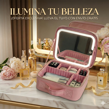 Caja Makeup LED Premium | Belleza en cualquier lugar 💄