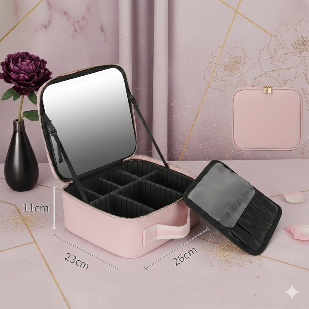 Caja Makeup LED Premium | Belleza en cualquier lugar 💄